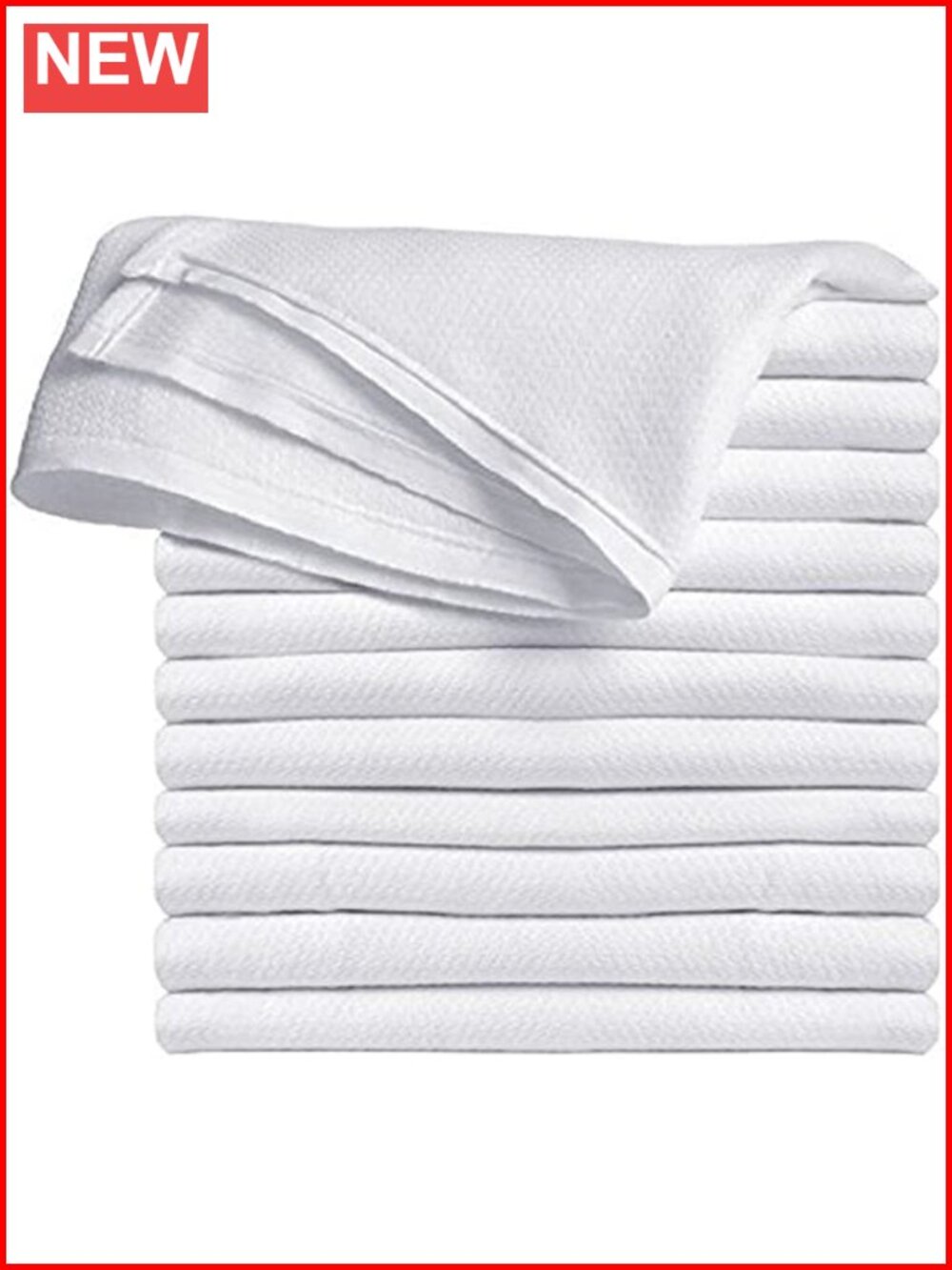 100% Cotton Reusable Cloth Diapers 27x27 Burp Cloths Soft Absorbent 6 Pack